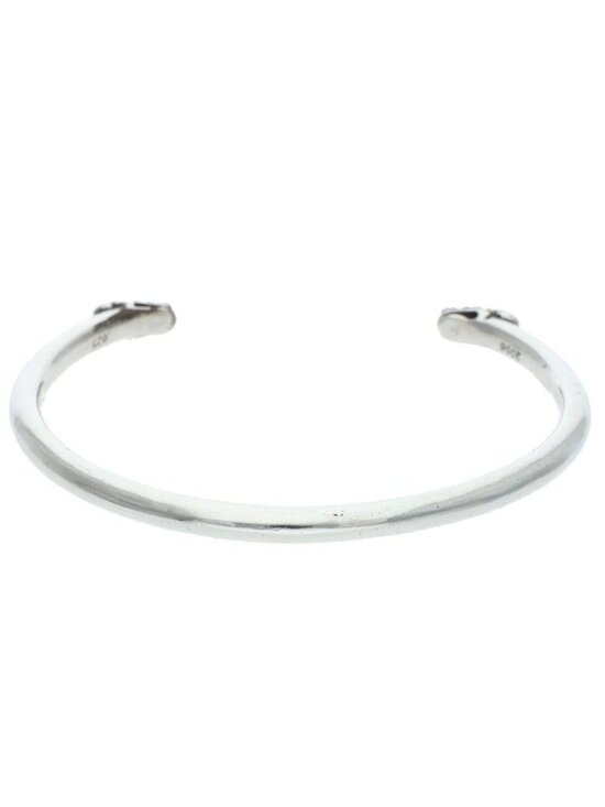 Chrome Hearts Bangle Double Dog Silver Bracelet